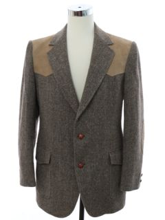 1980's Mens Pendleton Western Blazer Sport Coat Jacket