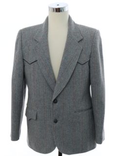 1980's Mens Pioneer Wear Western Blazer Sport Coat Jacket