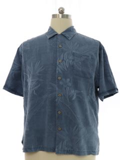 1990's Mens Heavy Silk Brocade Jamaica Jaxx Hawaiian Shirt