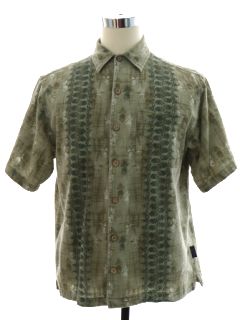 1990's Mens Heavy Cotton Hawaiian Shirt