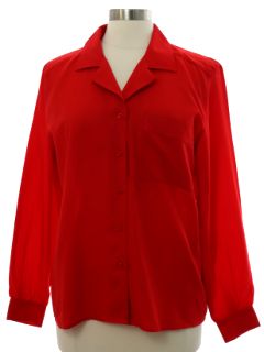 1980's Womens Secretary Shirt