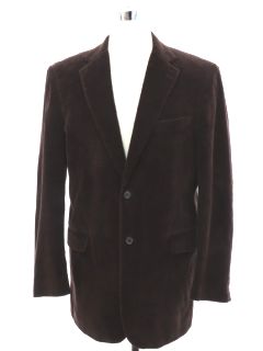 1990's Mens Brown Corduroy Blazer Sport Coat Jacket