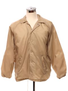 1990's Mens Sears Nylon Windbreaker Snap Front Jacket