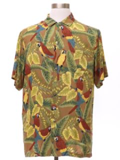 1990's Mens Maui Sunset Rayon Hawaiian Shirt