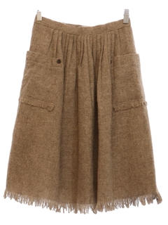 1980's Womens Wool Skirt