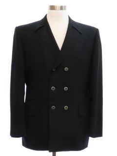 1960's Mens Double Breasted Blazer Sport Coat Jacket