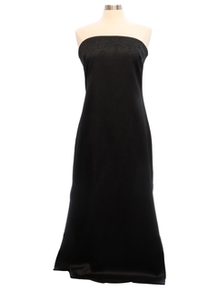 1990's Womens Black Prom Or Cocktail Dress