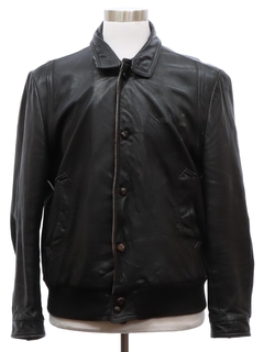 1960's Mens McGregor Mod Leather Jacket