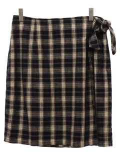 1990's Womens Mini Wrap Skirt