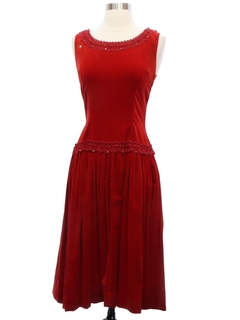 1960's Womens Teena Paige Designer Prom or Cocktail Dress