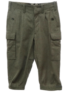 1970's Mens German Knickers Style Military Pants