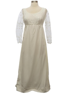 1970's Womens Wedding Dress