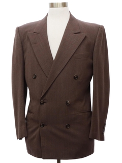 1940's Mens Town Clad Double Breasted Blazer Sport Coat Jacket