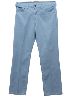 1970's Mens Big E Levis 517 Hopsack Jeans-Cut Pants