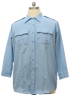 1980's Mens Uniform Work Shirt
