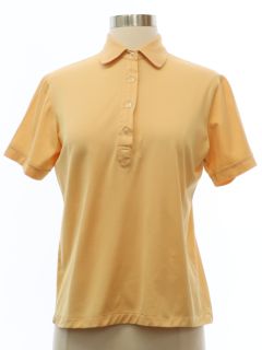 1970's Womens Knit Golf Style Polo Shirt