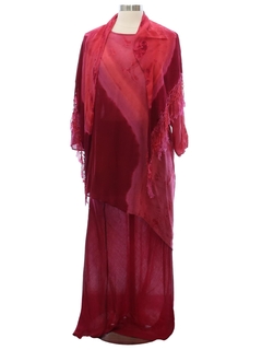 1990's Womens Carole Dolighan Designer Suit Ensemble