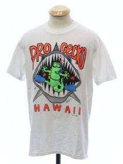 1990's Unisex Pro Gecko Hawaii Double Stitch T-shirt
