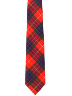 1980's Mens Scottish Wool Necktie
