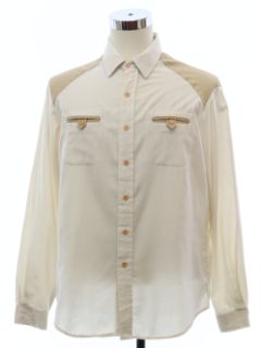 1980's Mens Kennington Hippie Western Style Shirt