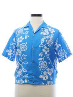 1960's Womens Andrade Mod Hawaiian Shirt