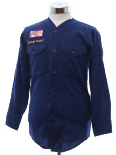 1960's Mens/Boys Boy Scout Scouting Shirt