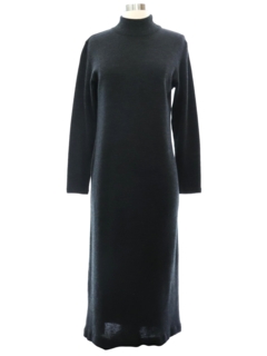 1990's Womens Wool Blend Maxi Dress
