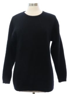 1980's Womens Black Sweater