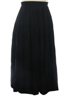 1980's Womens Black Totally 80s Skirt