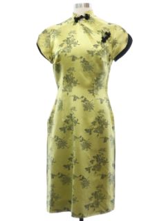 1960's Womens Royal Hawaiian Cheongsam Dress