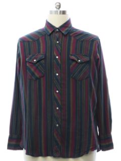 1990's Mens Flannel Wrangler Western Shirt