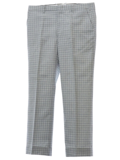1980's Mens Checkered Box Plaid Pants