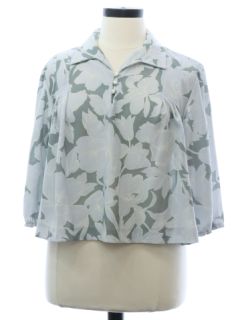 1970's Womens Cropped Shirt