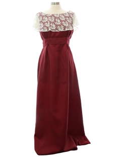 1970's Womens Prom Or Cocktail Dress