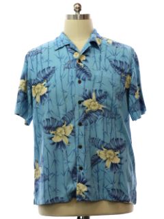 1990's Mens Caribbean Joe Rayon Hawaiian Shirt