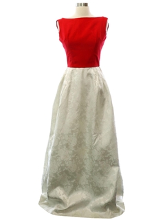 1960's Womens Prom Or Cocktail Dress