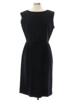 1960's Womens Little Black Sheath Dress