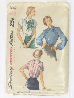 1940's Womens Sewing Pattern