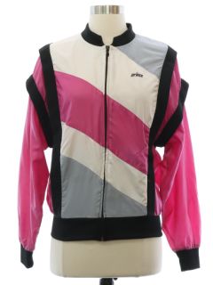 1990's Womens Nylon Windbreaker Jacket