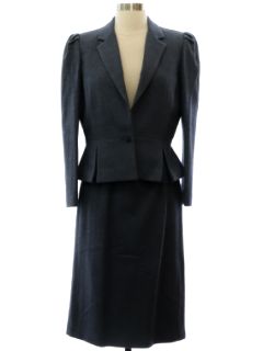 1980's Womens Wool Blend Suit