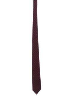 1960's Mens Diagonal Striped Silk Necktie