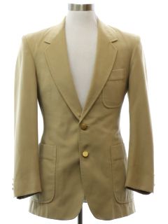 1970's Mens Ultra Suede Louis Darrow Disco Blazer Sport Coat Jacket