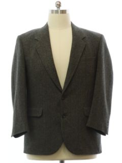 1980's Mens Wool Blazer Sport Coat Jacket