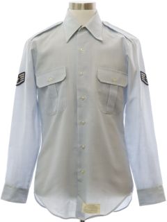 1980's Mens Airforce Military Shirt