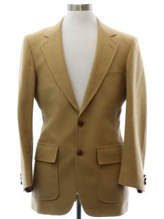 1980's MensWool  Blazer Style Sport Coat Jacket