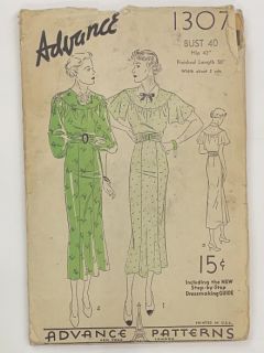 1930's Womens Sewing Pattern
