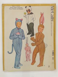 1950's Unisex/Childs Costume Pattern