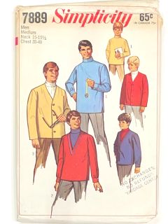 1960's Mens Sewing Pattern