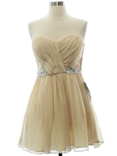 1990's Womens Masquerade Mini Prom Or Cocktail Dress
