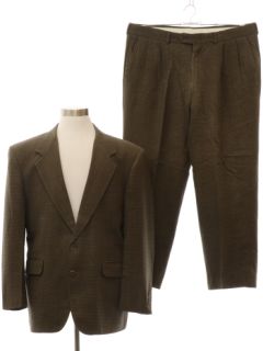 1980's Mens Wool Suit